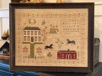 The Stables at Hollyberry Farm Sampler-Stacy Nash Primitive Designs