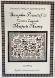 Sampler Primitif III - Marjorie Massey