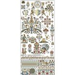 Barockes Mustertuch - Historische Stickmuster