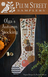 Olga's Autumn Stocking- Plum Street Samplers