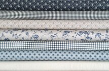 French General – Setje Sacre Bleu & Woven Mix (7x Fat Eighth)