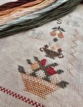 Bird on a Ladder Sampler 1843 – geprint patroon