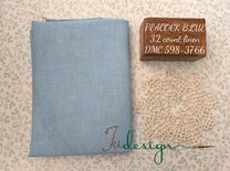 32 ct  Peacock Blue - xJudesign