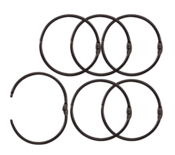 Garenring Zwart 75 mm