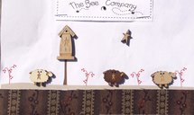 knoopjes : sheeps & birdhouse