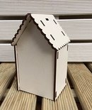 mini Birdhouse- ecru