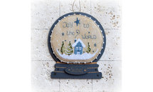 Boule à neige -Joy to the World- Fleurs de Lin