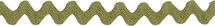 12,5 mm OLIVE ric rac