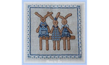 Trois Petits Lapins - Fleurs de Lin
