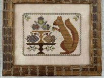 Autumn Squirrel- The Blue Flower