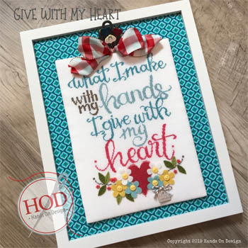 Give With My Heart-Hands on Design