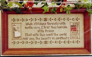 A Stitcher's Prayer - Little House Needleworks