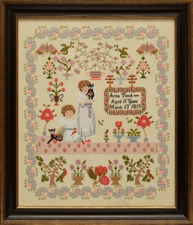 Anna Tench 1819 - Hands Across the Sea Samplers