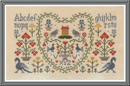New Antique Sampler - Jardin Prive