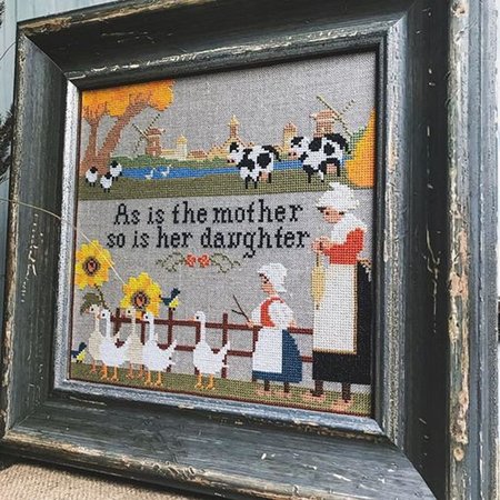Mother and Daughters Sampler- Twin Peak Primitives