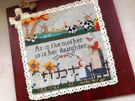 Mother and Daughters Sampler- Twin Peak Primitives