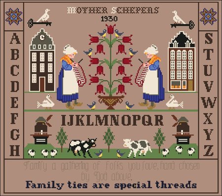 Mother Schepens Sampler- Twin Peak Primitives