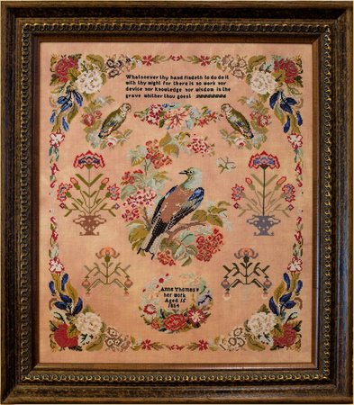 Anne Thomas 1854- Hands Across the Sea Samplers
