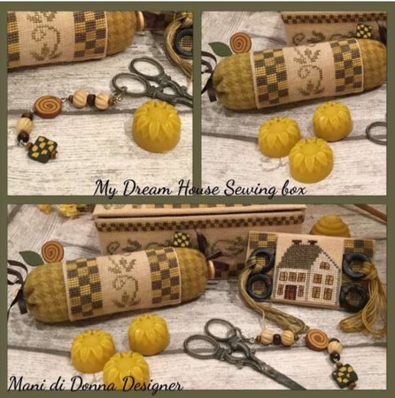 My dream House Sewing Box -Mani di Donna Designer