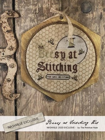 Beesy at Stitching KIT - Primitive Hare