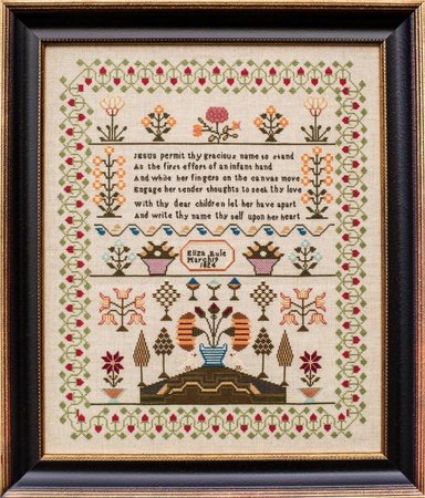 Eliza Rule 1824 - Hands Across the Sea Samplers