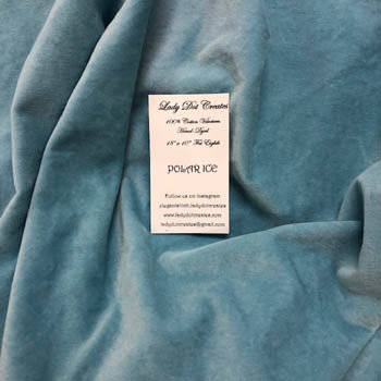 Velveteen Polar Ice - Lady Dot