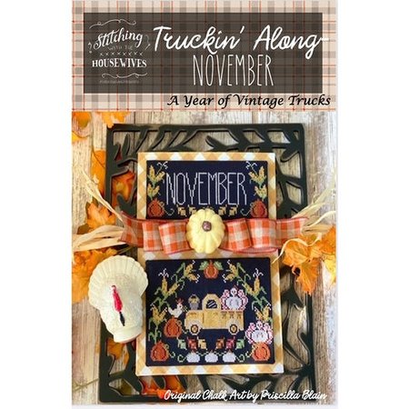 Truckin' Along - November - Stitching with the Housewives