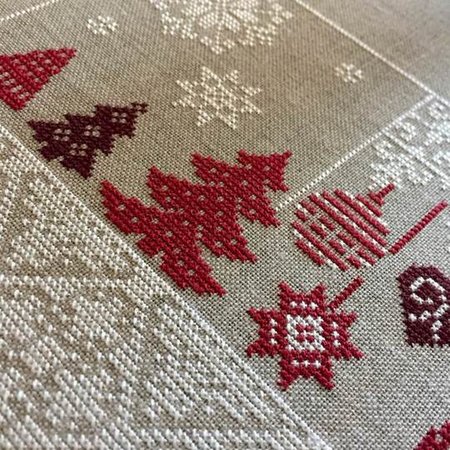 Winterwunderland - Historische Stickmuster