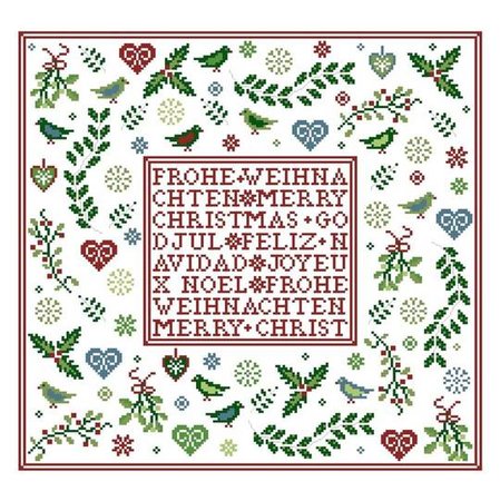 Unterm Mistelzweig - Historische Stickmuster
