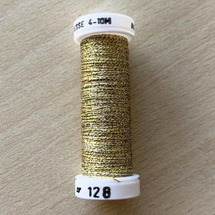 Tressé Métallisé 4 - Gold 128
