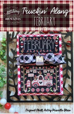 Truckin' Along - February - Stitching with the Housewives