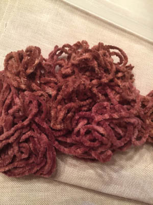 Chenille Dried Wine - Dames Of The Needle
