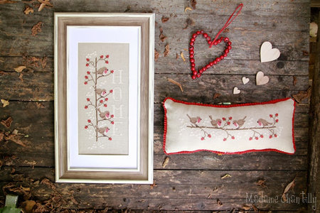 Berries and Robins - Mme Chantilly