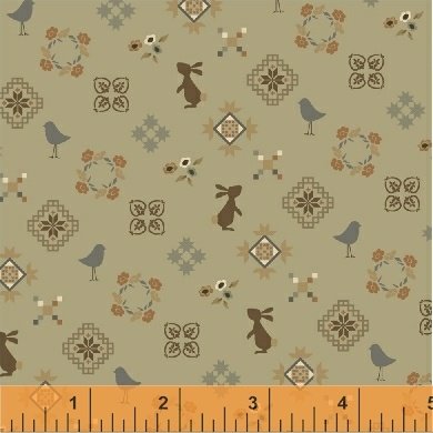 French Armoire Bunny Sage green