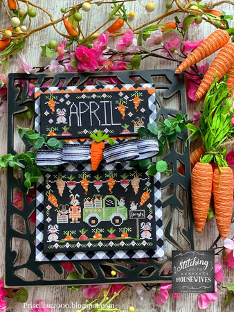 Truckin' Along - April - Stitching with the Housewives