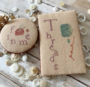 Heirloom Tomatoes Needlework Needle Keep & Scissor Fob -Lucy Beam