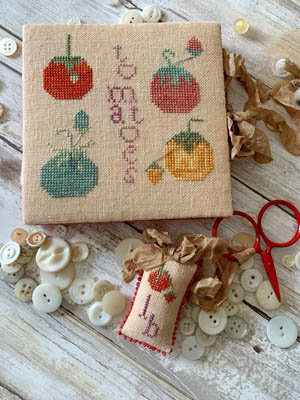 Heirloom Tomatoes Needlework Set -Lucy Beam
