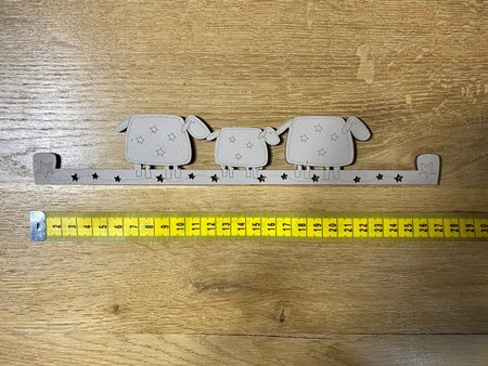 Hanger Sheep 26 cm Linen