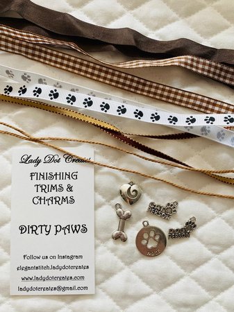 Charm Pack Dirty Paws - Lady Dot.