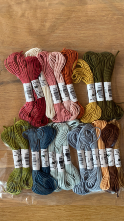 set soie d'Alger voor American Gardens- Historische Stickmuster