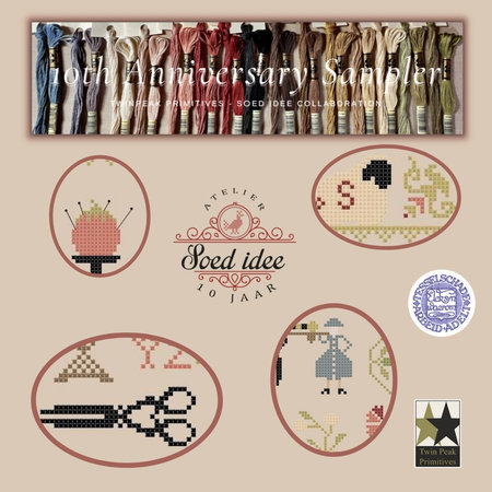 Linnen voor Anniversary Sampler