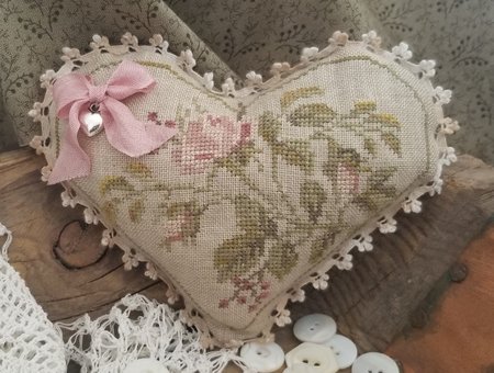 Floral Heart Kit- Samplers Not Forgotten