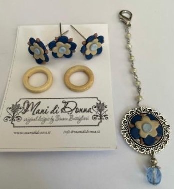 Blue Peacocks sewing accessoires- Mani di Donna