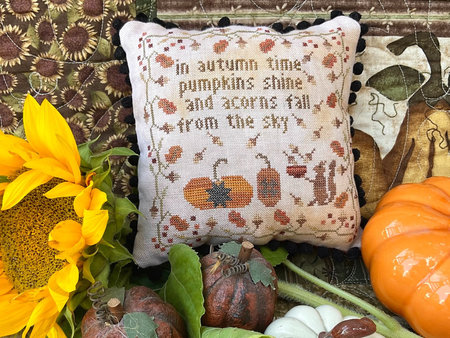 Acorn Catcher- Pansy Patch