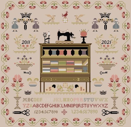 Patroon 10 th Anniversary Sampler- PDF download