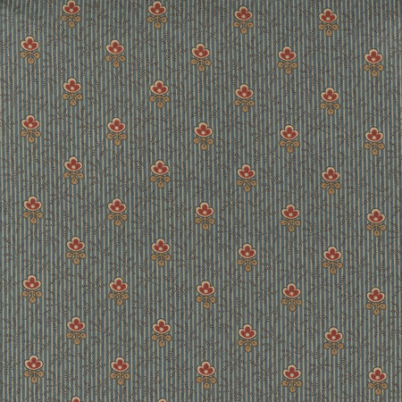Rose Teal Fleur