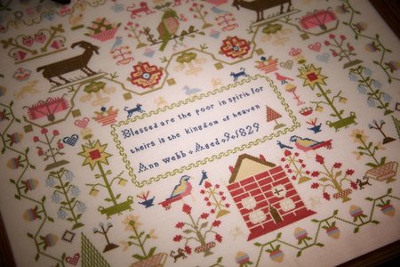Ann Webb 1829 - Hands Across the Sea Samplers