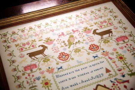 Ann Webb 1829 - Hands Across the Sea Samplers