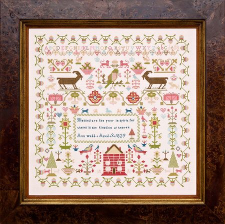 Ann Webb 1829 - Hands Across the Sea Samplers