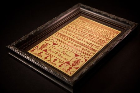 Caroline Page 1832 - Hands Across the Sea Samplers